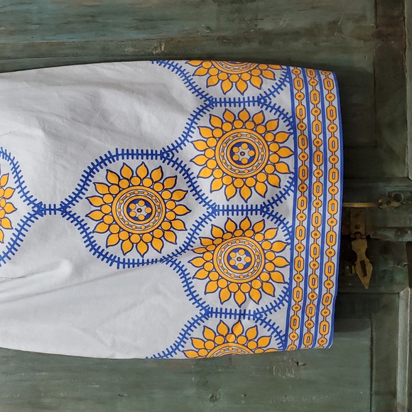 Anthropologie Plenty By Tracy Reese Presses Lutea Pencil Skirt, Size 8 - Picture 7 of 9